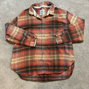 American Eagle Outfitters Multicolor Plaid Shirt